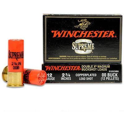 Winchester Shotshells Double X Magnum 12 Gauge 2 75in 12 Pellets 00