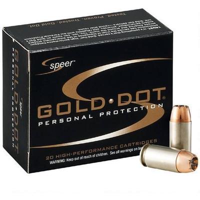 Speer Ammo Gold Dot 38 Special+P Gold Dot HP 135 G