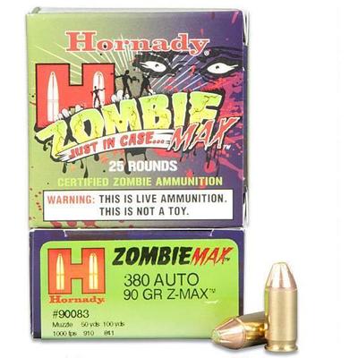 Hornady Ammo Zombie Max 380 ACP Z-Max 90 Grain [90083] | Ammo Freedom