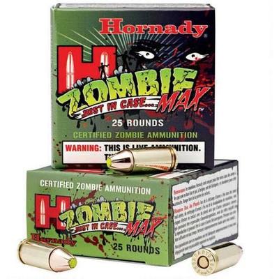 Hornady Ammo Zombie Max 9mm 115 Grain Z-Max 25 Rou