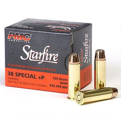 PMC Ammo Starfire Gold Line 38 Special+P Starfire