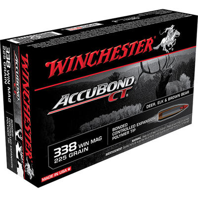 Winchester Ammo Supreme 338 Win Mag 225 Grain Accu