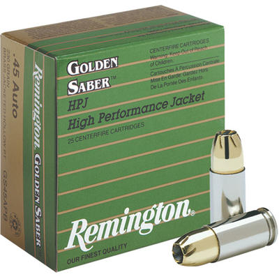 Remington Ammo Golden Saber 45 ACP BTHP 230 Grain [GS45APB] | Ammo Freedom