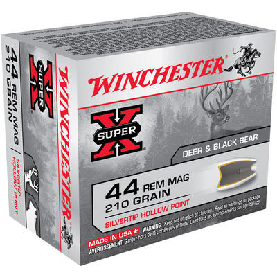 Winchester Ammo Super-X 44 Magnum 210 Grain Silver