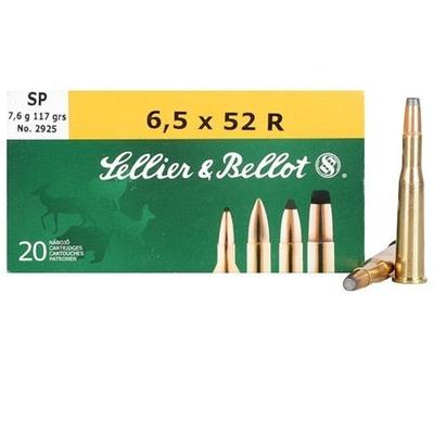 Sellier & Bellot Ammo 6.5mmX52R SP 117 Grain 2