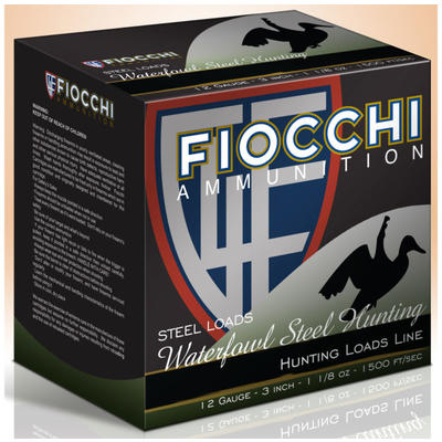 Fiocchi Shotshells Hunting Steel 12 Gauge 3in 1-1/