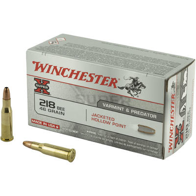 Winchester Ammo Super-X 218 Winchester Bee 46 Grai