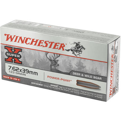 Winchester Ammo Super-X AK-47 7.62x39mm 123 Grain