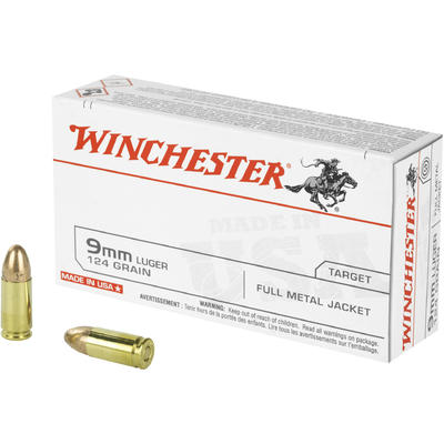 winchester 9mm ammo 124 grain