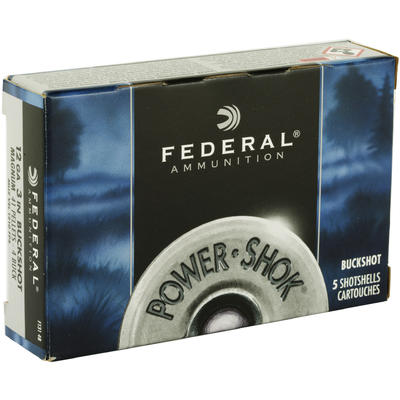 Federal Shotshells Power-Shok 12 Gauge 3in 41 Pell