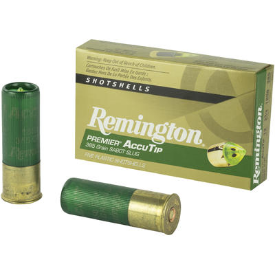 gauge sabot slug remington accutip shotshells bonded grain