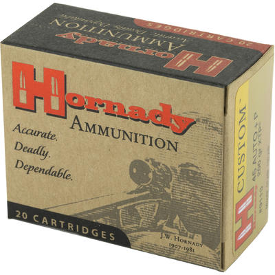 Hornady Ammo Custom 45 ACP+P 200 Grain JHP/XTP 20