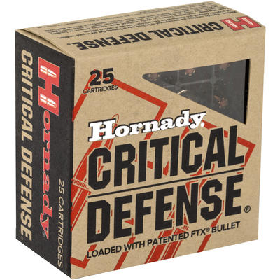 Hornady Ammo Critical Defense FTX 25 ACP 35 Grain