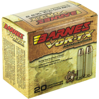 Barnes Ammo Vor-Tx Handgun Hunting 10mm 155 Grain XPB ...