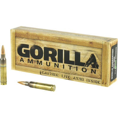 Gorilla Ammo 223 Remington 77 Grain BTHP Sierra Ma