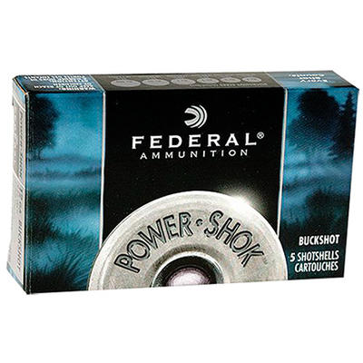 Federal Shotshells Power-Shok 12 Gauge 3in 15 Pell