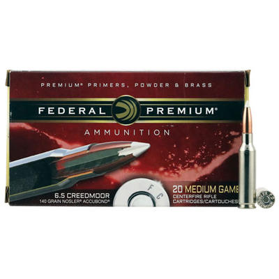 Federal Ammo Vital-Shok 6.5 Creedmoor 140 Grain No