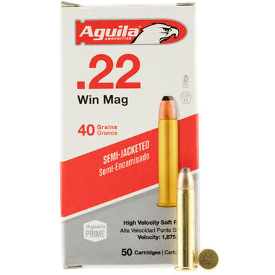 Aguila Ammo Silver Eagle .22 Magnum (WMR) 40 Grain