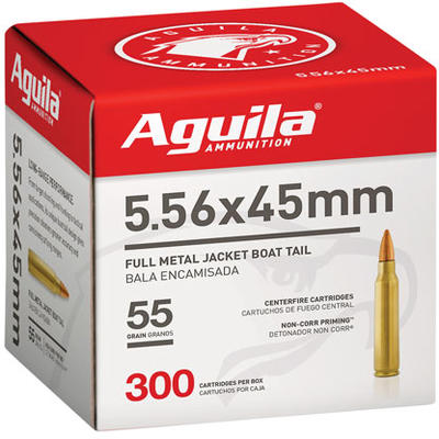 Aguila Ammo 5.56x45mm (5.56 NATO) 55 Grain FMJBT 3