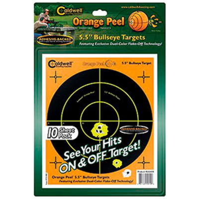 Caldwell Orange Peel Targets Bullseye 4in 10-Pack