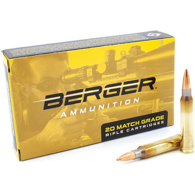 Berger Ammo Tactical 223 Remington 77 Grain OTM 20