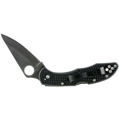Spyderco Knife Delica 3in VG-10 Black/Plain [C11PB