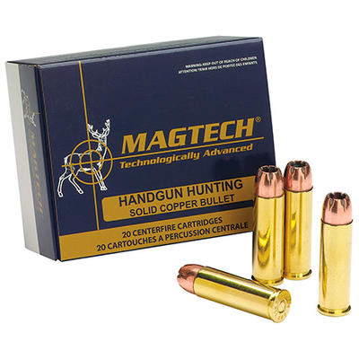 Magtech Ammo Sport Shooting 44 Magnum Solid Copper