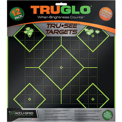 Truglo Tru-See Splatter 5-Diamond 12-Pack Black/Fl