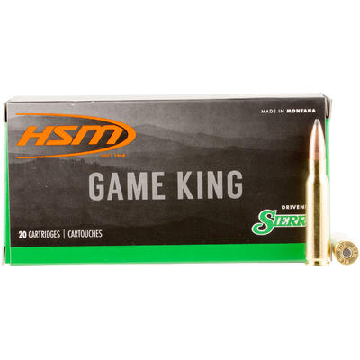 HSM Ammo Game King 308 Winchester 150 Grain SBT 20