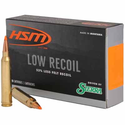 HSM Ammo Low Recoil 300 Win Mag 150 Grain Polymer