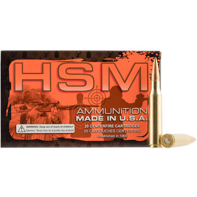 HSM Ammo 338 Lapua Magnum 300 Grain BTHP 20 Rounds