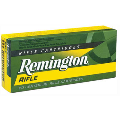 Remington Ammo 222 Rem 50 Grain PSP 20 Rounds [R22