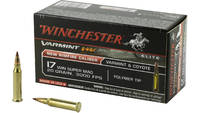 Winchester Ammunition Varmint HV 17 WSM 20 Grain P