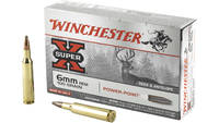 Winchester Ammo 6MM 100 Grain PP SX PowerPt [X6MMR