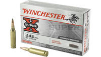 Winchester Ammo Super-X 243 Win PSP 80 Grain [X243