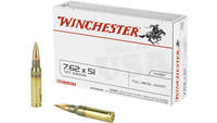 Winchester Ammunition USA 762x51 NATO 147 Grain Fu