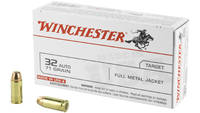 Winchester Ammunition USA 32 ACP 71 Grain Full Met