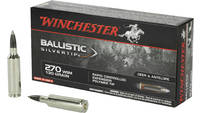 Winchester Ammo 270 WSM 130 Grain BST Ballistic Si