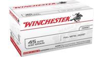 Winchester Ammo 45 ACP 230 Grain FMJ Bulk Pk. [USA