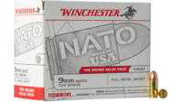 Winchester Ammo 9mm NATO 124 Grain FMJ [USA9NATO]