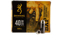 Browning Ammo BXP 40 S&W 180 Grain HP [B191700