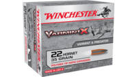Winchester Ammo Varmint-X 22 Hornet 35 Grain [X22P