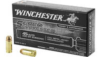 Winchester Ammo Suppressed 45 ACP 230 Grain FMJ 50