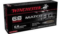 Winchester Ammo Match 6.8 Western 170 Grain MatchK