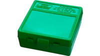 Mtm Ammo box .38/.357 100-rounds green [P-100-3-10