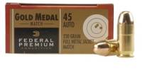 Federal ammo .45 acp 230 Grain FMJMatch 50 Rounds