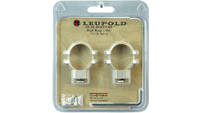 Leupold Dual Dovetail Ring 1" High Silver Fin