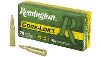 Remington Ammo 250 Savage 100 Grain PSP 20 Rounds