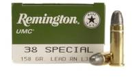 Remington Ammo UMC 38 Special RN 158 Grain [L38S5]
