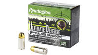 Remington Ammo Ultimate 380 ACP 102 Grain BJHP [HD